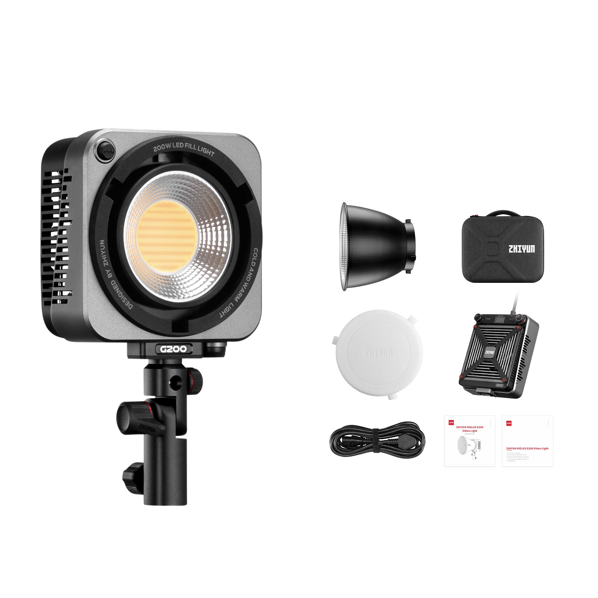中古美品　ZHIYUN MOLUS G200 LED 200W　Bowens 中古美品 ZHIYUN MOLUS G200 LED 200W Bowens Amazon.com